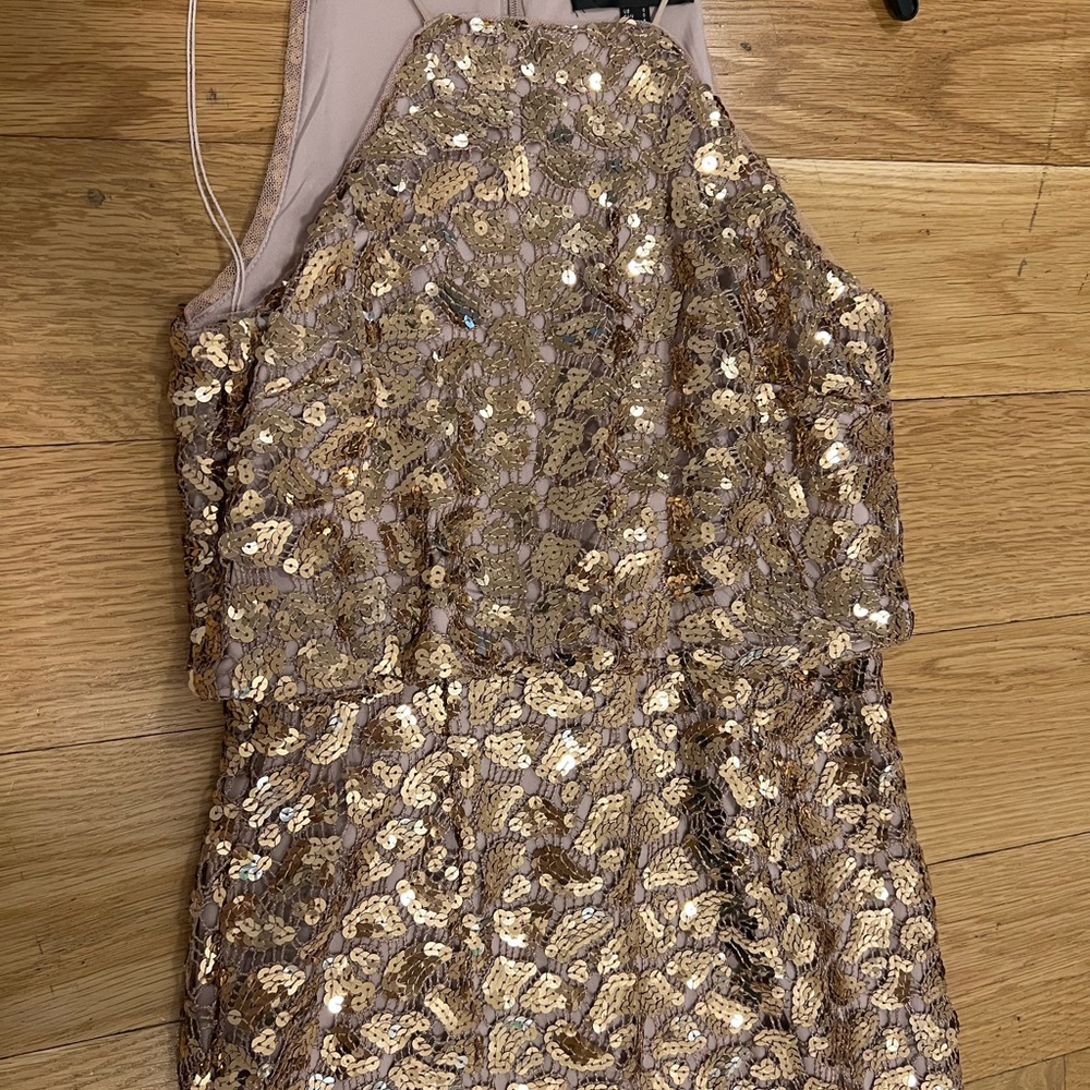 Aidan Mattox Sequin Column Gown - image 7